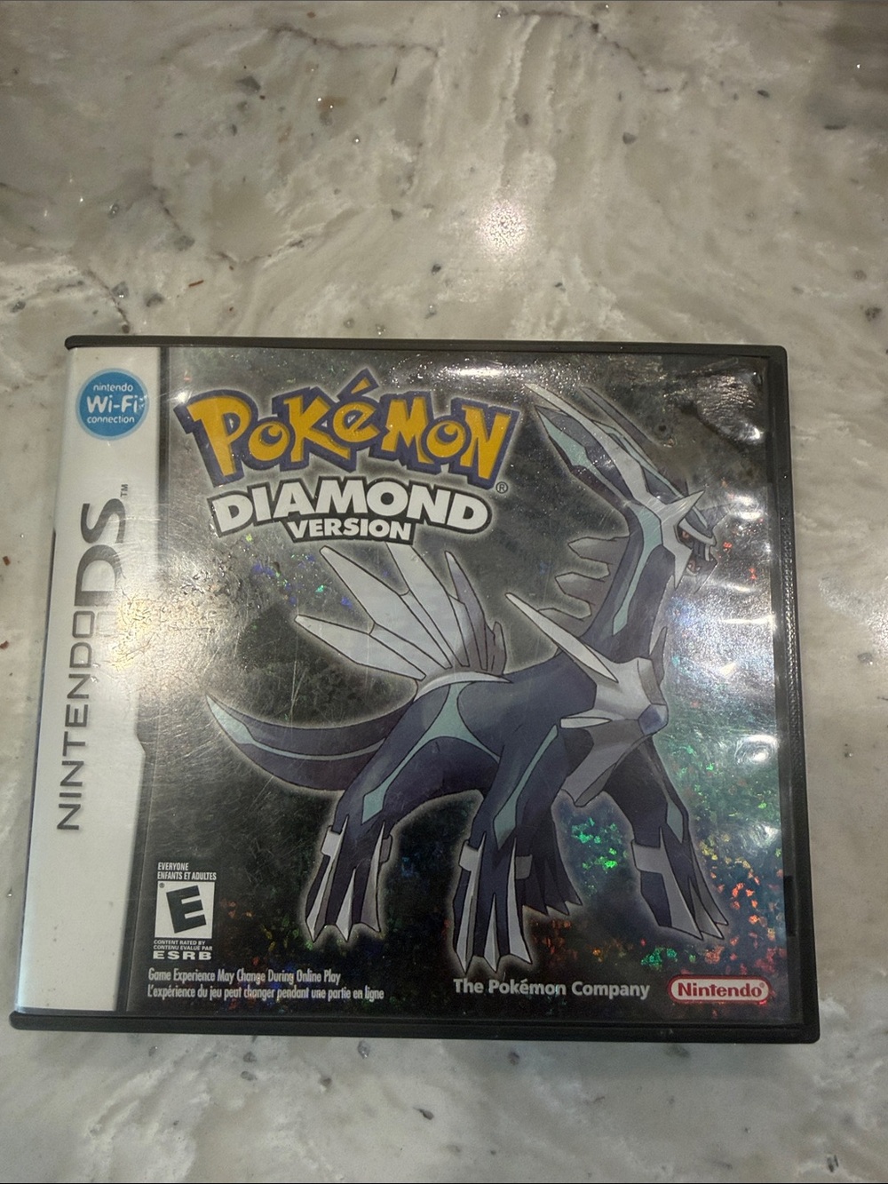 Nintendo Pokรฉmon Diamond Version - Black, Silver & Blue Artwork